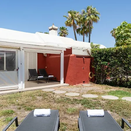 Bungalow Con Terraza Y Jardin Privado En Maspalomas Apartment *